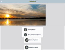 Tablet Screenshot of lakezurich.org